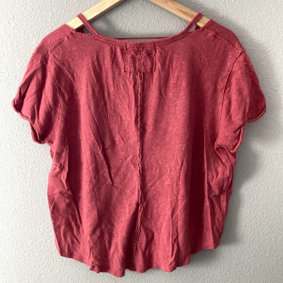 We the Free by Free People Over U Top - Red Clover - XS - Picture 7 of 7
